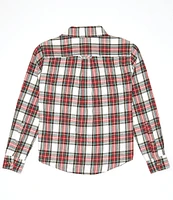 Class Club Big Boys 8-20 Plaid Button Front Sport Shirt