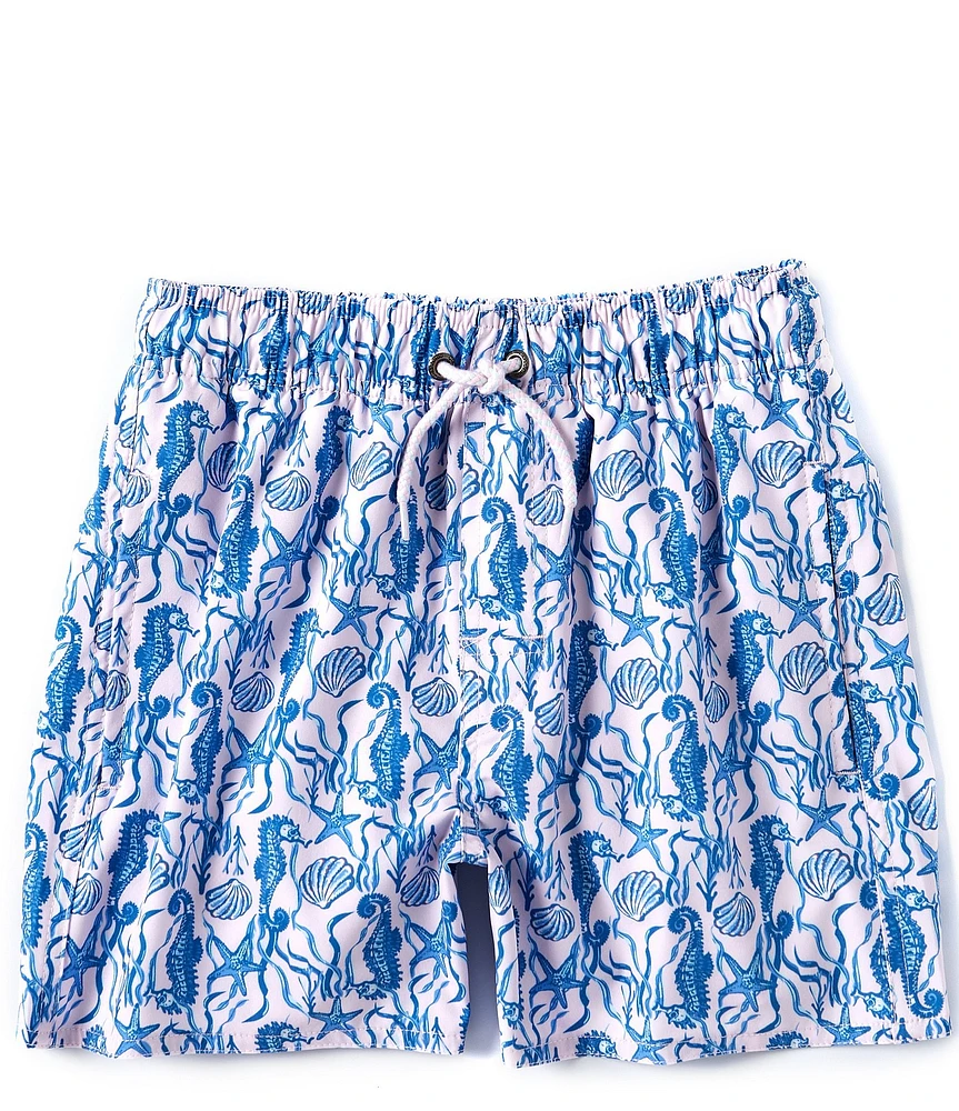 Class Club Big Boys 8-20 Seahorse Swim Trunks