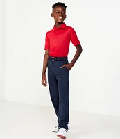 Class Club Big Boys Short Sleeve Synthetic Performance Polo Shirt