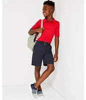 Class Club Big Boys Short Sleeve Synthetic Performance Polo Shirt