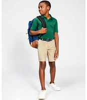 Class Club Big Boys Short Sleeve Synthetic Performance Polo Shirt