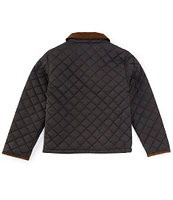 Class Club Big Boys 8-20 Snap Front Quilted Barn Coat