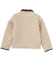 Class Club Big Boys 8-20 Snap Front Quilted Barn Coat