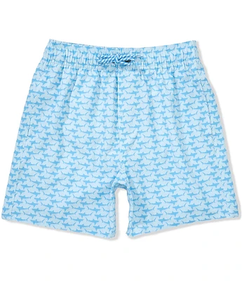 Class Club Big Boys 8-20 Tonal Sharks Swim Trunks