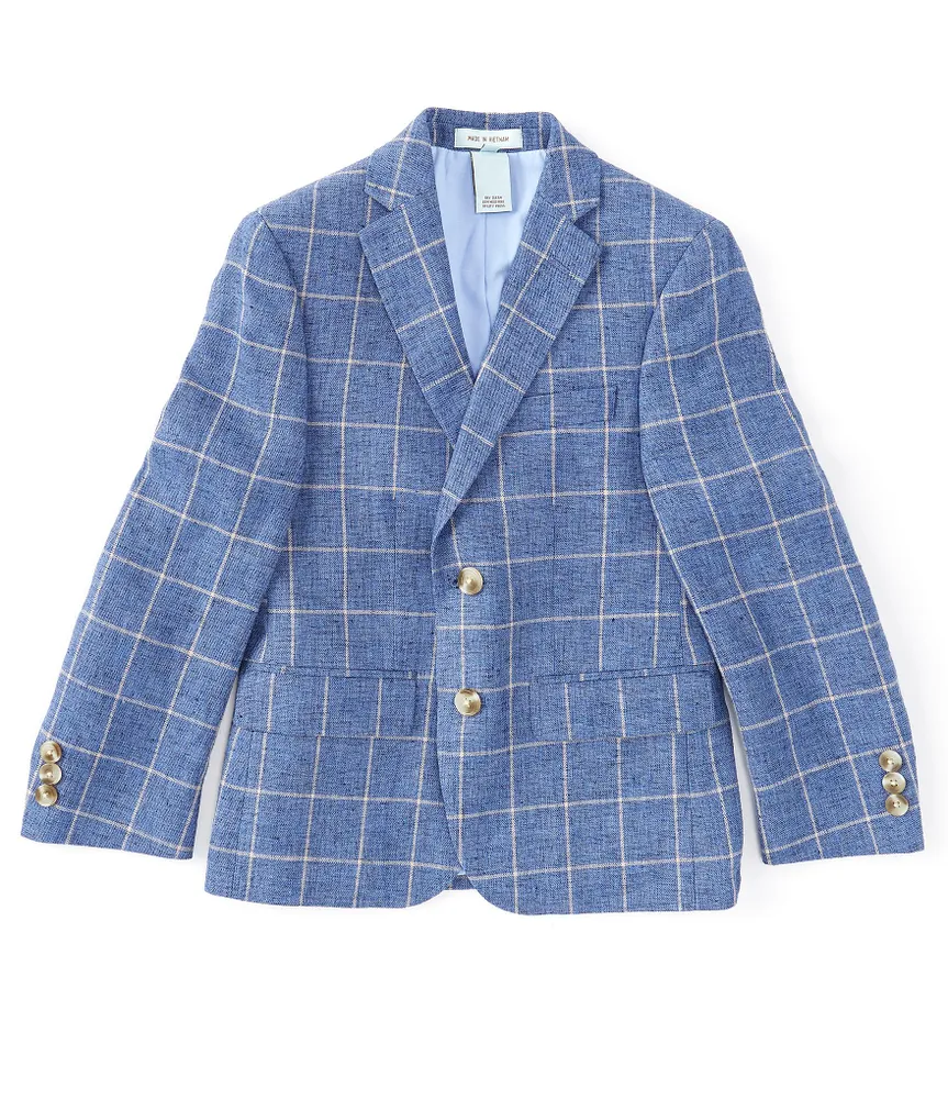 Class Club Big Boys 8-20 Window Pane Jacket