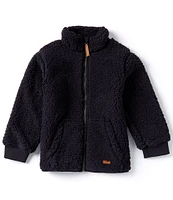 Class Club Big Boys 8-20 Zip Front Teddy Fleece Jacket