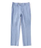 Class Club Big Boys Husky 10-18 Chambray Dress Pants