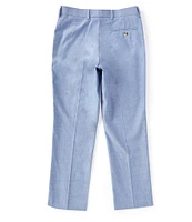 Class Club Big Boys Husky 10-18 Chambray Dress Pants