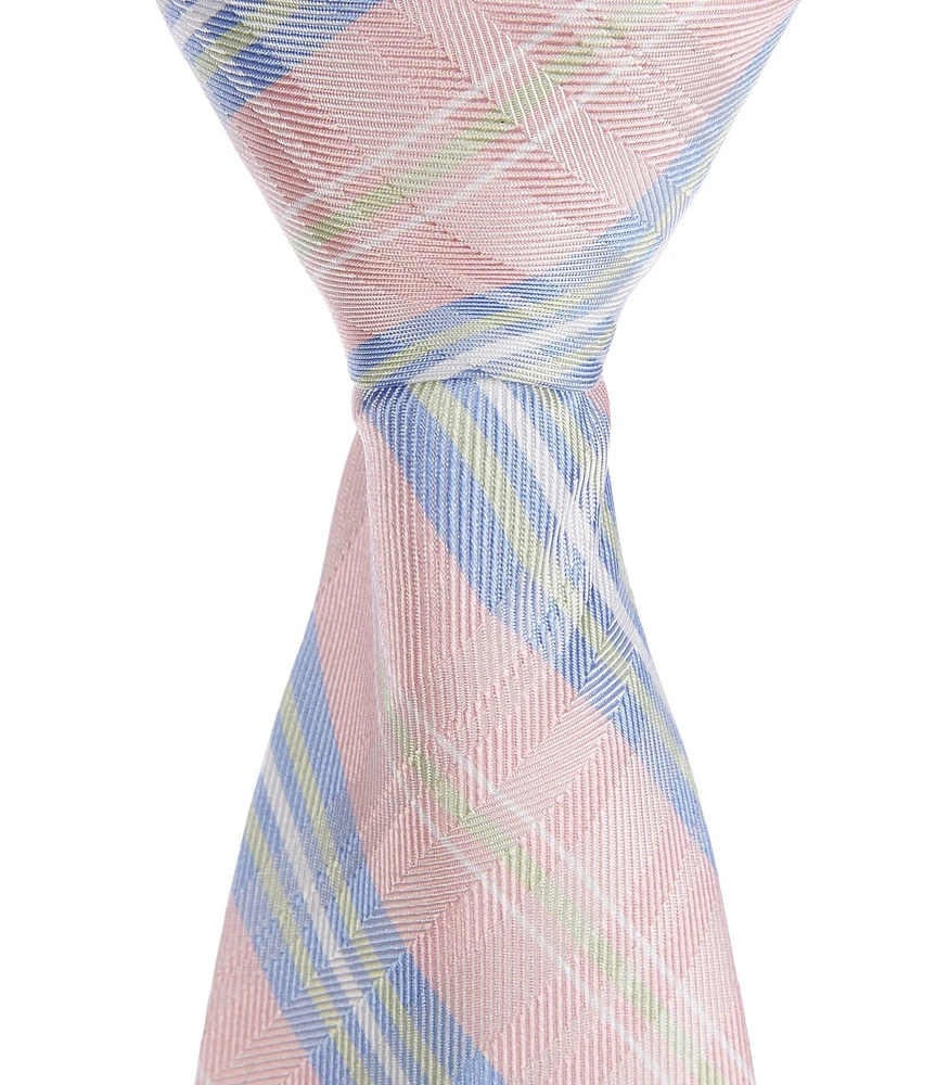 Class Club Boys 14#double; Plaid Zipper Tie