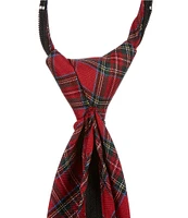 Class Club Boys 14#double; Plaid Zipper Tie