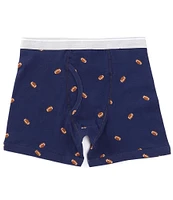 Class Club Boys 6-20 Football Print Boxer Briefs