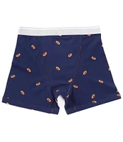 Class Club Boys 6-20 Football Print Boxer Briefs