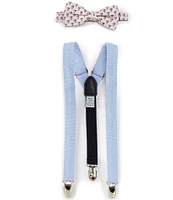 Class Club Boys Sailboat Bow Tie & Suspender Set