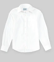 Class Club Big Boys 8-20 Non-Iron Long-Sleeve Oxford Button-Front Shirt