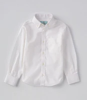 Class Club Little Boys 2T-7 Non-Iron Long Sleeve Oxford Shirt