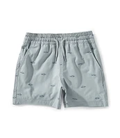 Class Club Little Boys 2T-6 Trout Print Synthetic Shorts