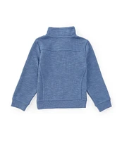 Class Club Little Boys 2T-7 1/4 Zip Slub Pullover