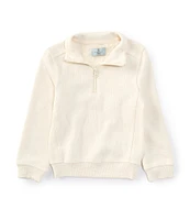 Class Club Little Boys 2T-7 1/4 Zip Slub Pullover