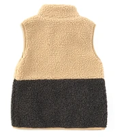 Class Club Little Boys 2T-7 Color Blocked Sherpa Vest