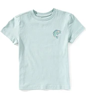 Class Club Little Boys 2T-7 Jumping Fish T-Shirt