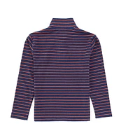 Class Club Little Boys 2T-7 Long Sleeve Quarter-Zip Stripe Pullover