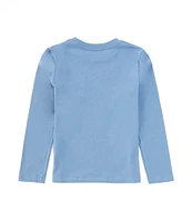 Class Club Little Boys 2T-7 Long Sleeve Pocket T-Shirt