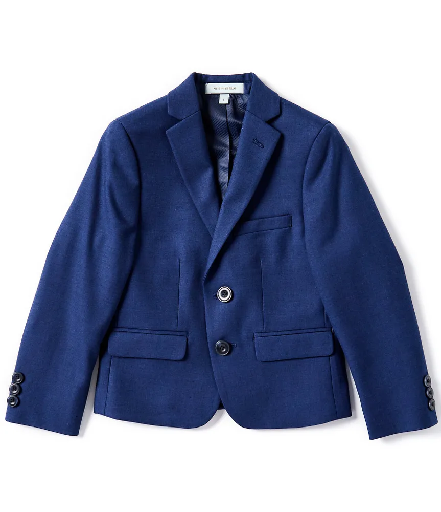 Class Club Little Boys 2T-7 Long Sleeve Sharkskin Jacket