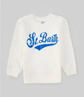 Class Club Little Boys 2T-7 Long Sleeve St. Barth Terry Crew Neck Sweatshirt