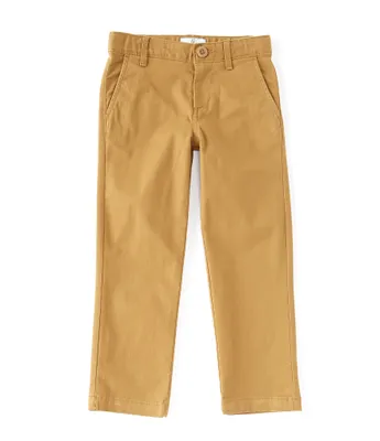 Class Club Little Boys 2T-7 Modern-Fit Flat-Front Stretch Twill Pants