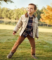 Class Club Little Boys 2T-7 Plaid Sport Shirt