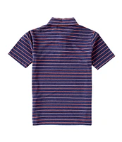 Class Club Little Boys 2T-7 Short Sleeve Jersey Stripe Polo Shirt