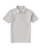 Class Club Little Boys 2T-7 Short Sleeve Jersey Stripe Polo Shirt