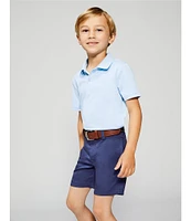 Class Club Little Boys Short Sleeve Pique Polo Shirt