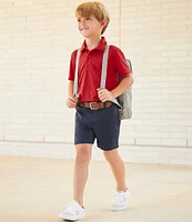 Class Club Little Boys Short Sleeve Pique Polo Shirt