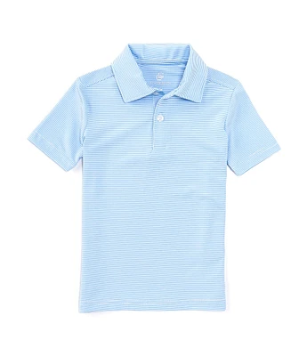 Class Club Little Boys 2T-7 Short Sleeve Synthetic Micro Stripe Polo