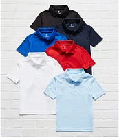 Class Club Little Boys 2T-7 Short-Sleeve Double-Knit Synthetic Performance Polo Shirt