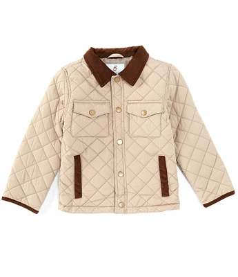 Class Club Little Boys 2T-7 Snap Front Quilted Barn Jacket