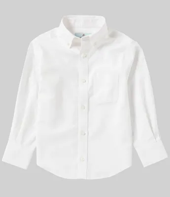 Class Club Little Boys 2T-7 Long Sleeve Stretch Oxford Packaged Dress Shirt