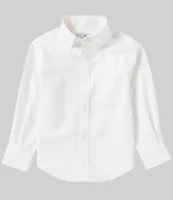 Class Club Little Boys 2T-7 Long Sleeve Stretch Oxford Packaged Dress Shirt