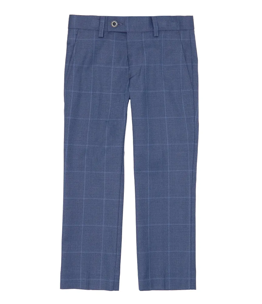 Class Club Little Boys 2T-7 Window Pane Dress Pants