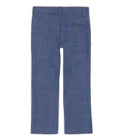 Class Club Little Boys 2T-7 Window Pane Dress Pants