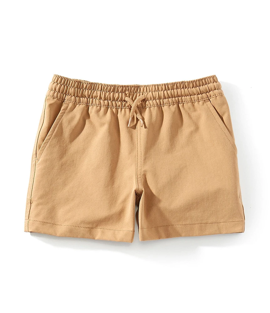 Class Club Little Boys Twill Synthetic Pull-On Shorts
