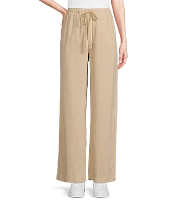 Cloth & Stone Drawcord Wide Leg Pants