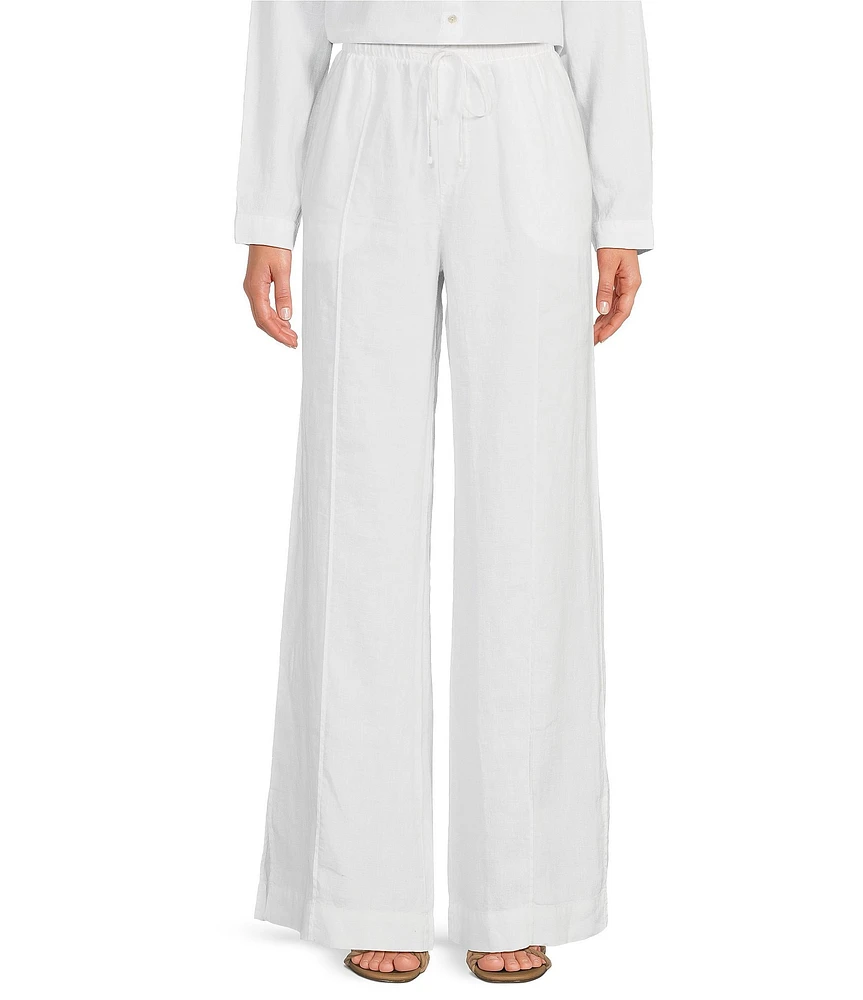 Cloth & Stone Linen Coordinating Wide Leg Pants