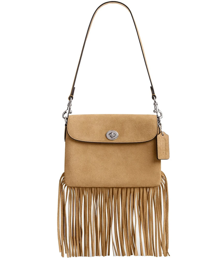 COACH 1964 Suede Fringe Crossbody Bag