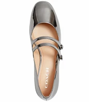 COACH Angelina Leather Mary Jane Pumps