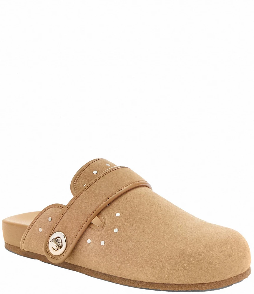 COACH Blake Suede Clogs