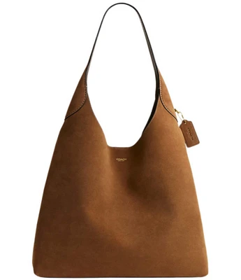 COACH Brooklyn 39 Suede Shoulder Bag