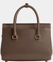 COACH Broome Carryall Gold Tone Satchel Bag