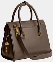 COACH Broome Carryall Gold Tone Satchel Bag